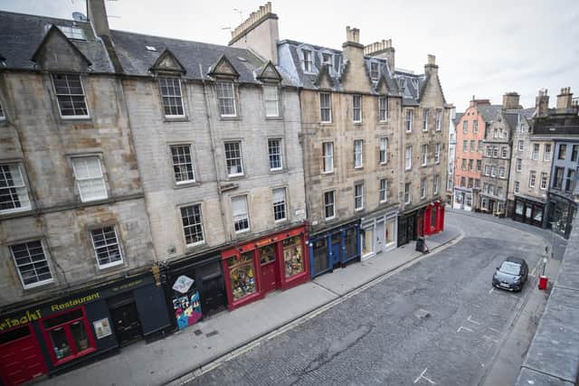 Victoria Street is deserted as the lockdown continues (Picture: Jane Barlow/PA)
