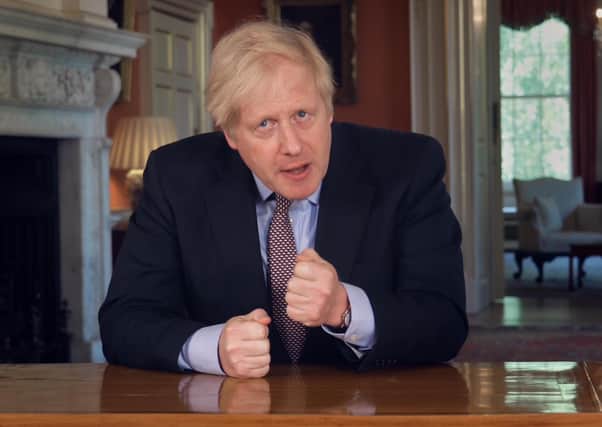 Opinion polls suggest Boris Johnson’s 12-minute long television address did not go down well (Picture: PA Video/Downing Street Pool/PA Wire)
