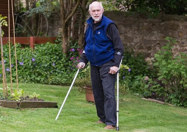 Penicuik man Richard Vallis hopes to complete 100 laps of his garden to raise money for three charities close to his heart.