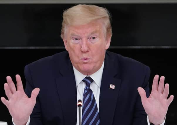 Donald Trump has been widely condemned for bogus suggestions he has made about medicines and ways to deal with Covid-19 (Picture: Mandel Ngan/AFP via Getty Images)