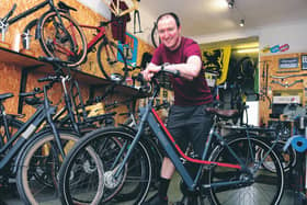 Graeme Hart of Hart's Cyclery in Corstorphine