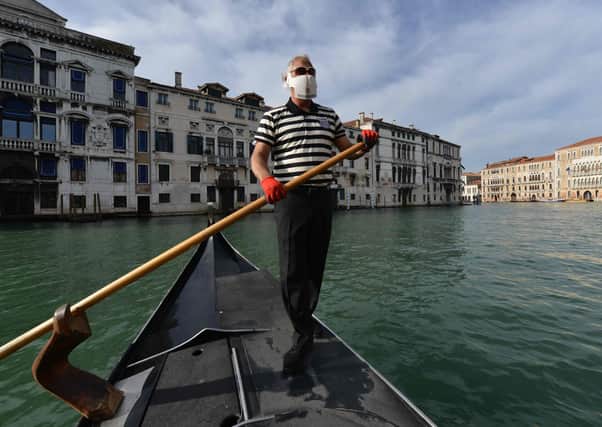 Aquatic life is returninig to the clear waters of Venice (Picture: Andrea Pattaro/AFP via Getty Images)