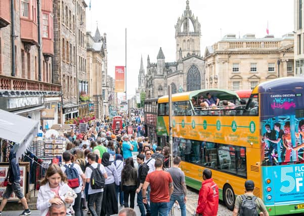 The Royal Mile is packed during Festival season (Picture: Ian Georgeson)