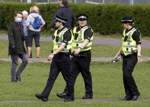 Police on patrol in The Meadows (Picure: SWNS)