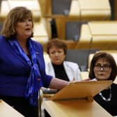 Fiona Hyslop, Cabinet Secretary with responsibility for  culture, speaks in the Scottish Parliament (Picture: Andrew Cowan/Scottish Parliament)
