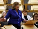 Fiona Hyslop, Cabinet Secretary with responsibility for  culture, speaks in the Scottish Parliament (Picture: Andrew Cowan/Scottish Parliament)