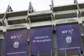 Hibs have held talks with the SRU about using Murrayfield. Picture: SNS