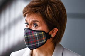 If Nicola Sturgeon can wear a face mask then you can too (Picture: Jeff J Mitchell /PA Wire)