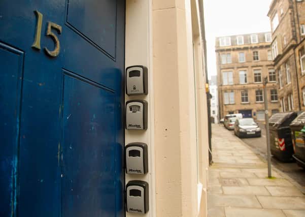 Key safes are a tell-tale sign of properties being used for short-term lets
