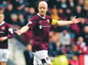 Steven Naismith was handed the Hearts captaincy last season by then manager Daniel Stendel. Picture: Rob Casey/SNS