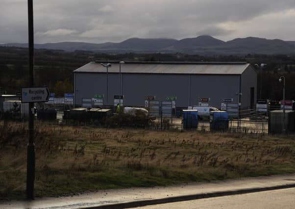 JPLicence: Picture by Andrew O'Brien: The Recycling Centre at Stobhill, Newtongrange