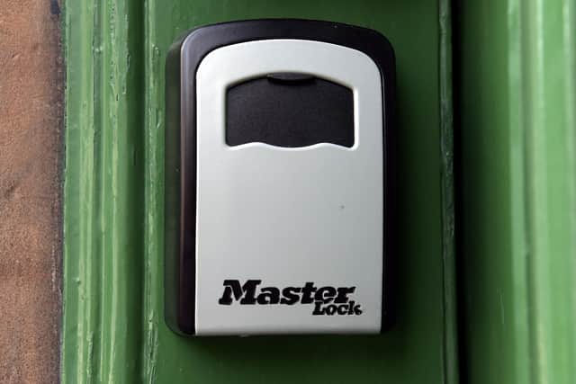 Airbnb keyboxes are being removed from tenement flats in the Old Town (Picture: Lisa Ferguson)