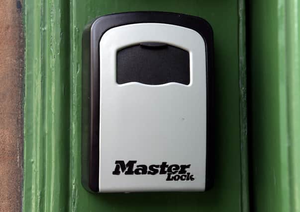 Airbnb keyboxes are beingremoved from tenement flats in the Old Town (Picture: Lisa Ferguson)