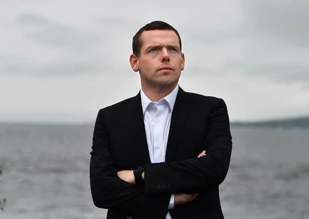Douglas Ross the new leader of the Scottish Conservative Party (Picture: John Devlin)