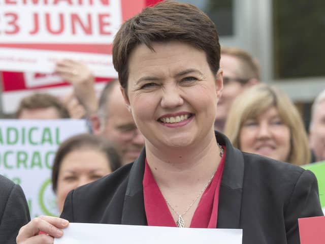 Ruth Davidson is only a temporary opponent to First minister Nicola Sturgeon at FMQs before new leader Douglas Ross can be voted in at Holyrood next year (

Picture Ian Rutherford)