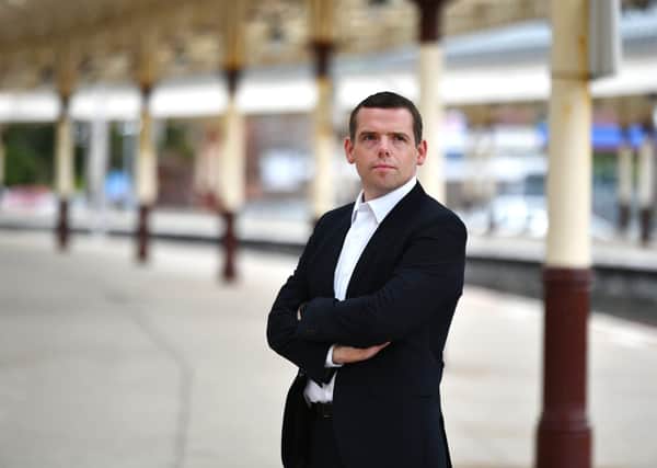 New Scottish Conservative party leader Douglas Ross has made economic recovery his top priority (Picture: John Devlin)