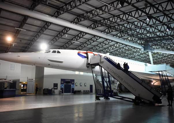 The Concorde on display at the National Museum of Flight in East Fortune
