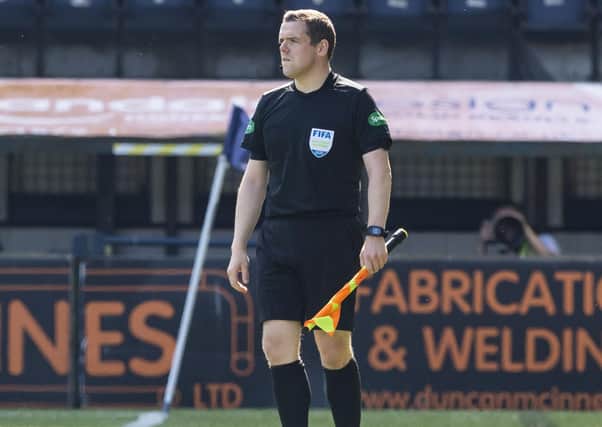 Douglas Ross runs the line during Saturday's Scottish Premiership match between Kilmarnock and St Johnstone (Picture: Alan Harvey/SNS Group)