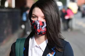 Should high school pupils be required to wear face masks? (Picture: John Devlin)