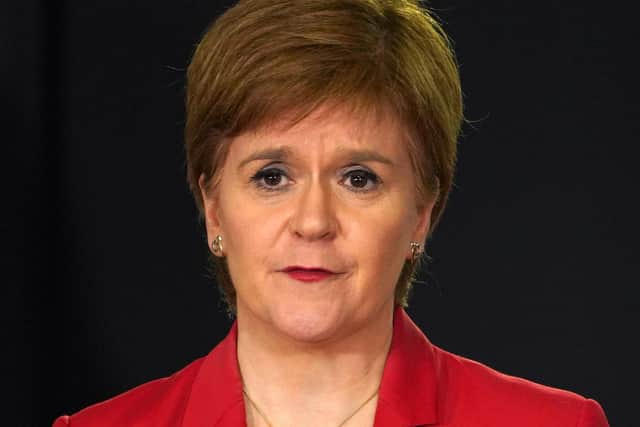 There are storm clouds on the horizon for Nicola Sturgeon (Picture: AFP/Scottish Government)