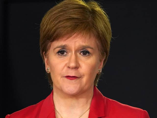 There are storm clouds on the horizon for Nicola Sturgeon (Picture: AFP/Scottish Government)