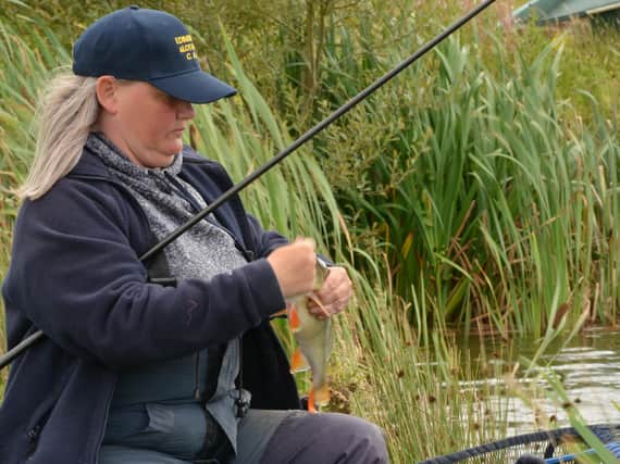 The quantity of fish wouldn’t weigh in for angling coach Heather