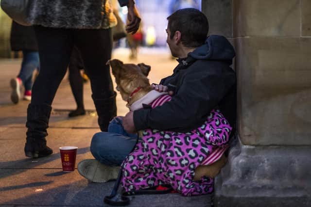 The numbers presenting as homeless since Covid are up around 17 per cent (Picture: John Devlin)