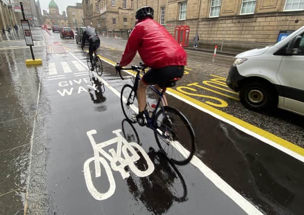 Edinburgh is giving cyclists greater priority than people with a debilitating condition who need a car (Picture: Lisa Ferguson)