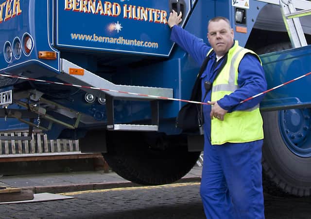 Scott Cornwall from Dalkeith, who worked for Bernard Hunter Mobile Cranes for more than 40 years.