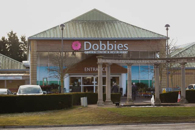 GV of Dobbie's Garden Centre in Lasswade 12/2/18