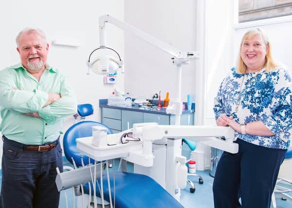 Clyde Munro Dental Group, CEO and Founder, Jim Hall and Jacqui Frederick. Photo by Ian Georgeson.