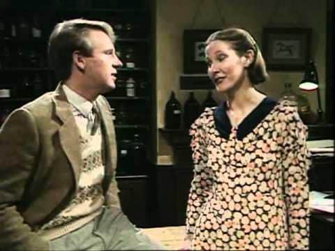 Elizabeth Millbank with Peter Davison in All Creatures Great and Small
