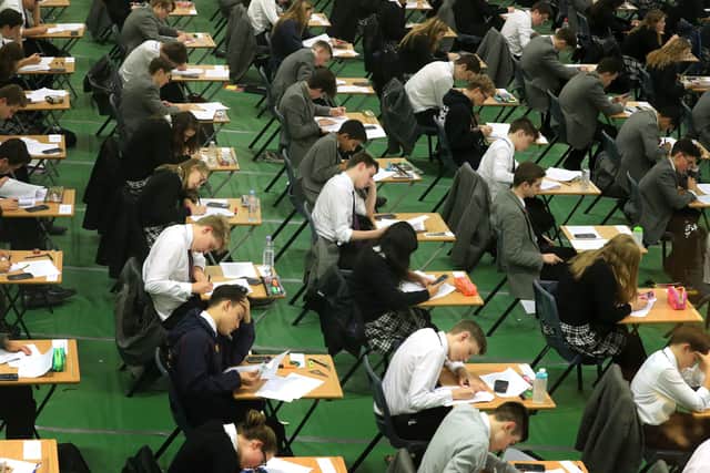 This year’s exams were cancelled with schools shut due to Covid-19 (Picture: Gareth Fuller/PA Wire)
