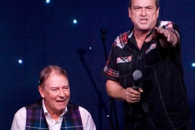 Les McKeown with the late Alan Longmuir during I Ran With The Gang