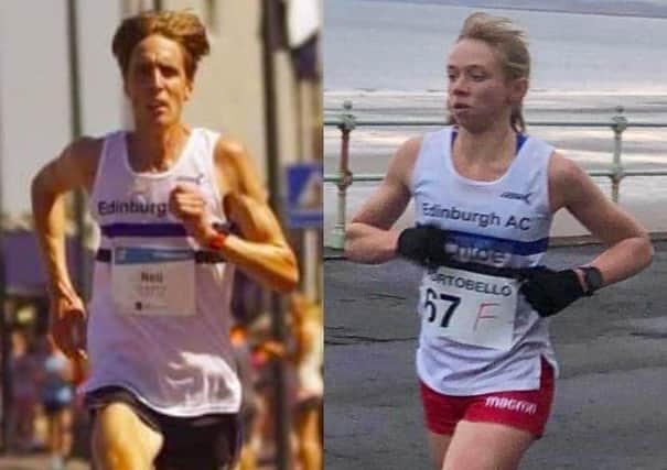 Neil Renault and Chloe Cox were among the Edinburgh Athletic Club members involved