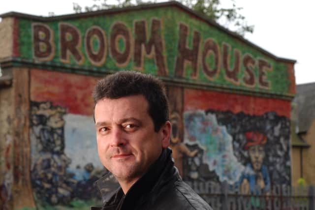 Les McKeown in Broomhouse where he grew up