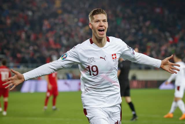 Cedric Itten has left St Gallen to join Rangers. Picture: AFP via Getty Images
