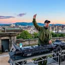 In demand DJ Patrick Topping atop the Calton Hill