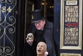 Robin Mitchell as Alexander Clapperton (Deceased) of Cadies Tours, Edinburgh
