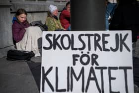 Climate change activist Greta Thunberg’s simple act of sitting in front of the Swedish Parliament to protest against the lack of action by the Swedish Government reached millions of people (Picture: Jonathan Nackstrand/AFP)