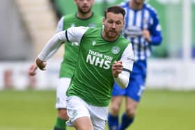 Martin Boyle started the season with a bang, scoring twice in Hibs’ 2-1 win over Kilmarnock. Picture: SNS