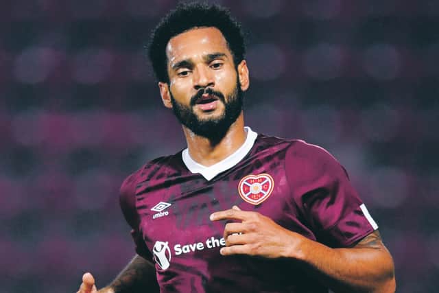 New Hearts' signing Jordan Roberts featured in the 5-0 friendly win over East Fife on Friday. (Photo by Craig Foy / SNS Group)