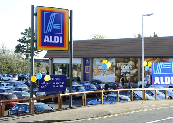 Stock picture by Michael Gillen of another Scottish Aldi store.