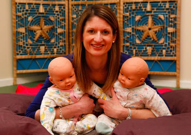 Claire Houston who runs Baby & Child Massage classes. Photo by Scott Louden.