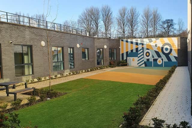 CAMHS Courtyard. Photo by NHS Lothian.