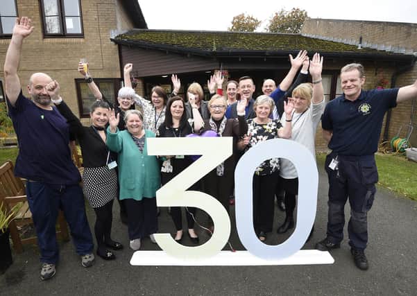 Pic Greg Macvean - 19/10/2017 - Stock pic of staff at Highbank Care Home at Eskbank celebrating the home's 30th birthday