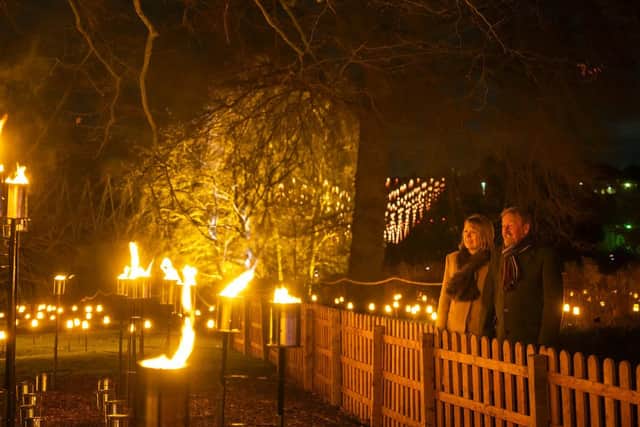 The Fire Garden - a real flames installation - will return to mesmerize visitors.