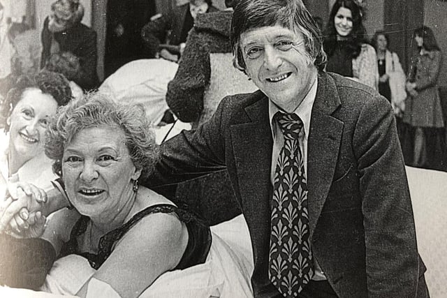 Legendary talk show host Michael Parkinson joined the Any Questions panel when it was recorded at Stoke Mandeville Hospital in 1974