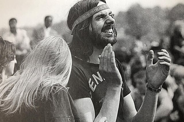 Friars boss and music hero David Stopps at the Rabans Rocks festival in 1973
