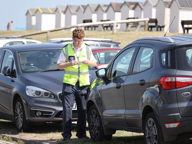 Plenty of activity on the beach in Worthing and Goring